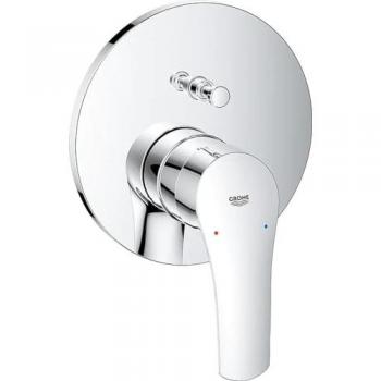 Mezclador de bañera Grohe Eurosmart New con palanca única y desviador de 2 vías, cromado