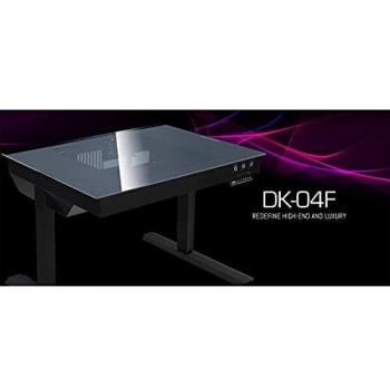 Lian Li DK-04F E-ATX Computer Desk Case - Black