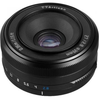 TTArtisan AF 27mm f/2.8 APS-C Lens for Fujifilm X Mount - Black