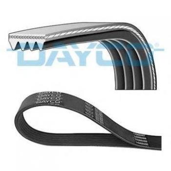 Correa acanalada en V DAYCO 4PK1041EEHD, tipo de producto: correa acanalada en V, características: longitud de 1041 mm, 4 vías, alta resistencia y durabilidad