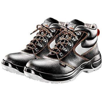 Neo Botas de trabajo 82-02 S1, zapatos de trabajo con puntera de acero, zapatos de seguridad para hombre, color Negro, talla 42 EU