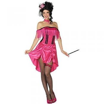 Atosa-17284 Disfraz Mujer Cabaret, Color Rosa, XS-S