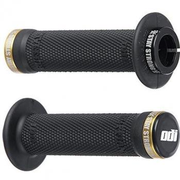 Odi ODSS1130B Empuñaduras para Manillar, Unisex Adulto, Negro/Amarillo, tamaño único