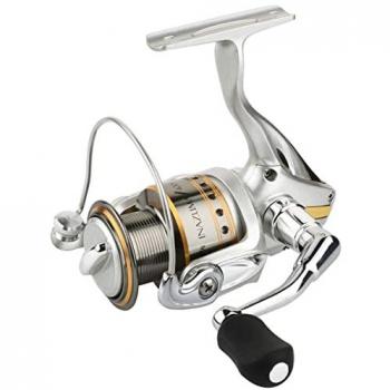 Carrete de Pesca Mikado Inazuma FD Spinning - Carrete de spinning ligero, diseño ergonómico, freno delantero ajustable, sistema de arrastre suave, construcción resistente al agua y a la corrosión, rodillos anti