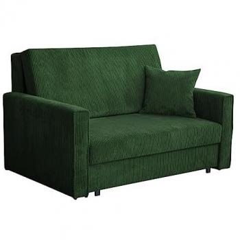 Sofá-cama Columbus 189 con caja de ropa de cama, dimensiones 85x133x98cm, tapizado premium y función de dormir