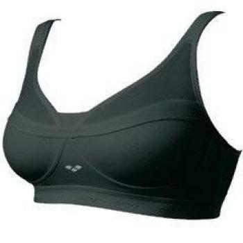 Arena Lucynda - Sujetador de deporte para mujer, tamaño 90D, color negro