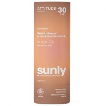 Attitude Sunly Tinted Face Stick SPF30 - Fragrance Free