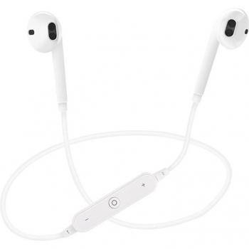 Auriculares Inalámbricos Bluetooth V5.0 Estéreo 3D con Banda para el Cuello y Micrófono, Auriculares Deportivos Cómodos para Móviles