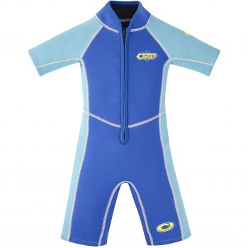 Traje corto de buceo Osprey para niños, con protección SPF 50+, 2 mm, Niños, Shorty Octopus SPF 50 Plus 3/2 mm, Octopus - Blue