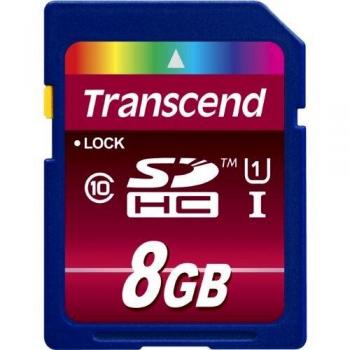 Transcend 8GB SDHC Card Class 10 UHS-I 600X (TS8GSDHC10U1)