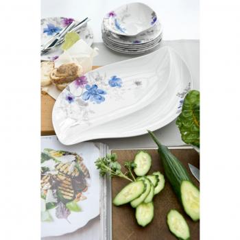 Ensaladera Villeroy & Boch Mariefleur Gris 36x24 cm, Porcelana Premium, Unisex