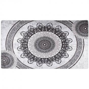 Alfombra lavable antideslizante 190x300 cm en colores negro, gris y dorado, beige y dorado, y multicolor para sala de estar, dormitorio, habitación y salón