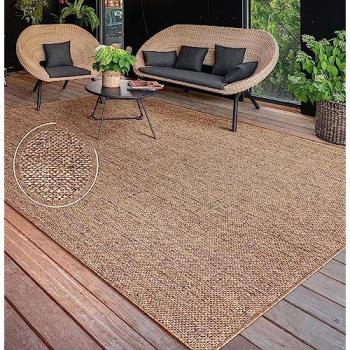 Alfombra Exterior Lavable Monocromo Moteado 200x280 cm Beige 2