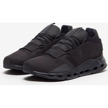 On Running Cloudnova Sneakers for Men, Black, Size: 11 1/2 US