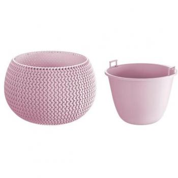 Maceta Redonda Splofy Bowl Melocoton 29x29x19 Cm - Prosperplast
