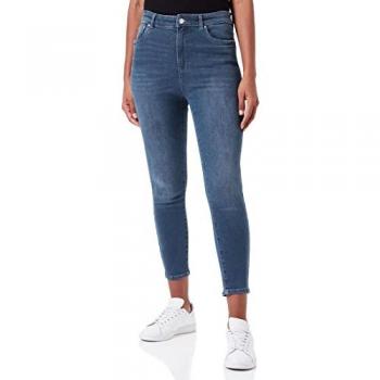 ONLY High-Waist Slim Fit Jeans ONLMILA Blue Black Denim
