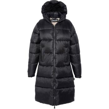 Extra Long Hooded Down Jacket for Women - Schott Belstar2wrs