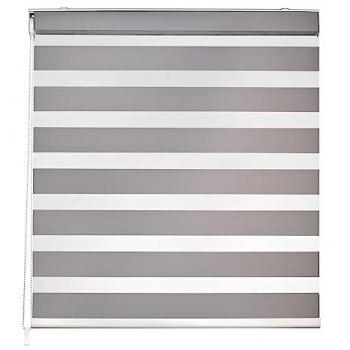 Estor Enrollable Noche y Día Premium Gris 90x250cm