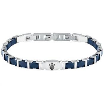 Pulsera Maserati de Acero Inoxidable y Cerámica para Hombre, Modelo JM424ATZ45, Estilo Moderno