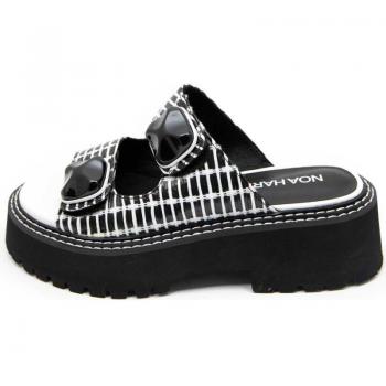 Sandalias de Mujer Noa Harmon Heaven 9684-0060 Negro Blanco