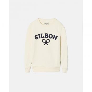 Silbon - Sudadera de niño con cuello redondo y logo frontal