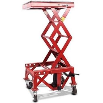 Caballete Elevador ConStands Moto Cross Lift XL + Ruedas Rojo