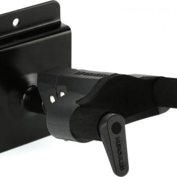 Hercules Stands USP10SB Auto-Grip Ukulele Hanger with Slatwall Base