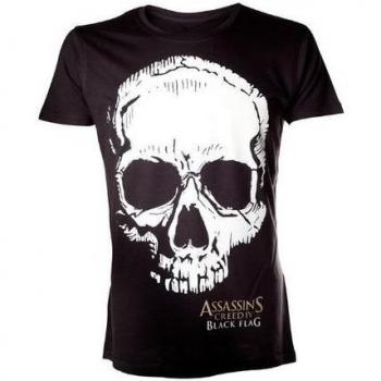 Assasins Creed ASSASINS CREED 4-BLACK FLAG - SKULL - Camiseta manga corta para hombre, color negro, talla XL
