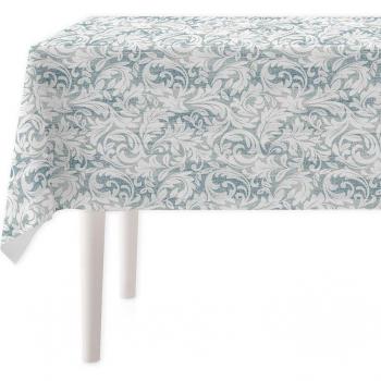 Mantel Resinado Delicate Azul - Protector de Mesa Impermeable y Antimanchas para Salón Comedor