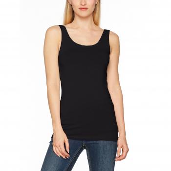 ONLY Onllive Love New Tank Top Noos, Camiseta sin Mangas para Mujer, Negro
