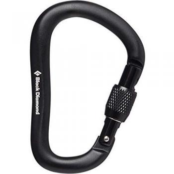 Black Diamond Rocklock Screwgate Carabiner - Black