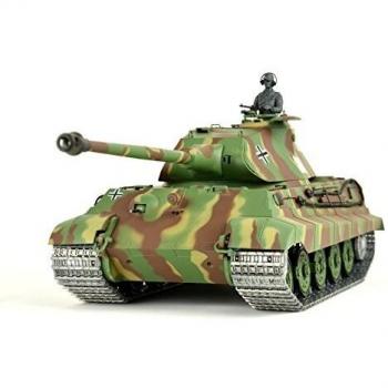 HENG LONG RC Panzer German King Tiger 1:16 Rauch & Sound, 2,4Ghz - Modelo Pro