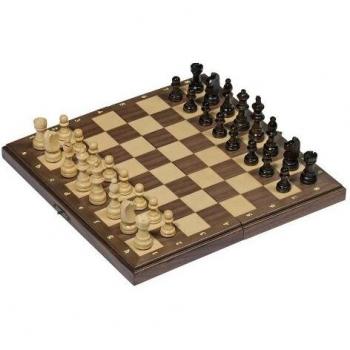 Juego de Ajedrez Magnético Plegable en Caja de Madera