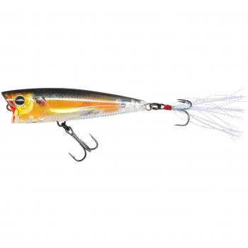 Yo-Zuri 3DR Flotante Popper Lure, 2 5/8,Real Golden Caerulea