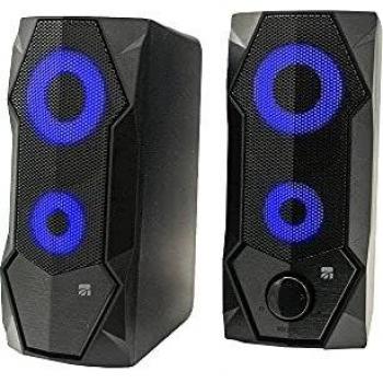 Altavoces Xtreme Twin Alámbricos de 10W con LED RGB para PC