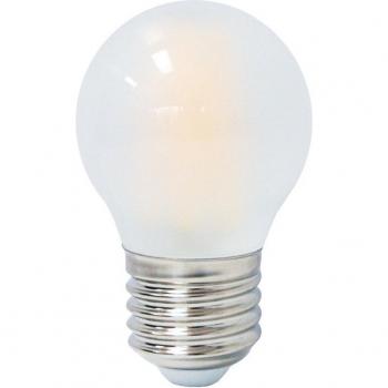 Bombilla LED Opal E27 4W Garza - Bombilla LED Filamento Opal Esférica G45, Casquillo E27, Luz cálida (2700k), 4W, 470 Lúmenes,