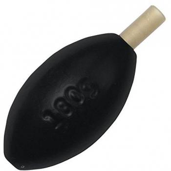 Black Cat Inline ovalado plomo siluros plomo, plomo, siluros Pesca plomo para pesca anzuelos, plomo para pesca de sirulo, 120g