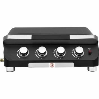Plancha de Gas COOKING BOX PALMA - 4 Fuegos - 10kW - 69x51x35 cm - Superficie de Cocción: 62x35 cm - Negra