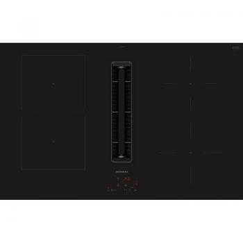 Siemens iQ300 ED811BS16E - Placa de Inducción Autonómica con Extractor, 80 cm, Sin Marco, Negro, Control Táctil, PowerBoost