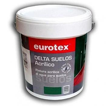 DELTA ACRÍLICA AGUA SUELOS GRIS 4L PINTURA PISTAS DEPORTIVAS,GARAJES,FRONTON, TODO TIPO DE SUELOS
