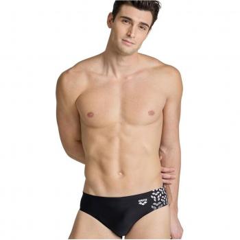 Bañador de natación Arena Kikko V Swim para hombre en color negro/ blanco