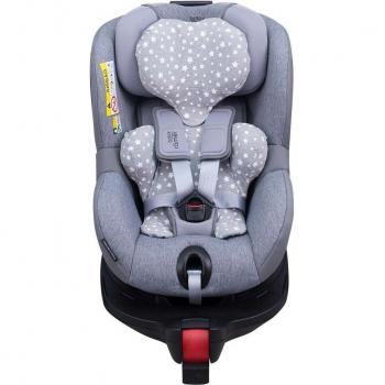 Jyoko Funda para Cojín Reductor de Silla de Coche Compatible con Romer Dualfix I-Size y Swingfix, Modelo White Star