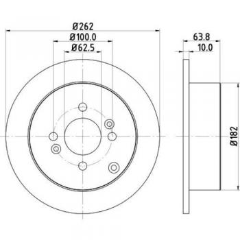 Hella 8dd 355 114 – 011 freno