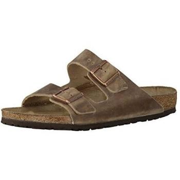 Birkenstock Arizona Oiled Leather Sandals, UK 7.5 Tobacco Brown