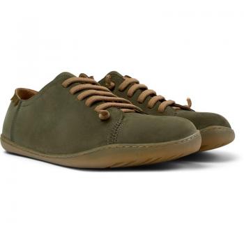 Camper Peu Cami Men's Casual Sneakers - Olive Green Nubuck, Size 40