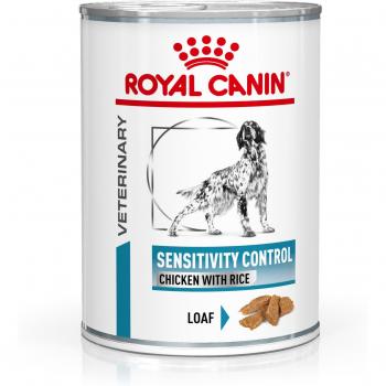 Royal Canin Veterinary Diet Canine Sensitivity Control Chicken & Rice Mousse - Bulk Pack: 24 x 410g