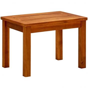 Solid Acacia Wood Garden Coffee Table 50x35x36 cm
