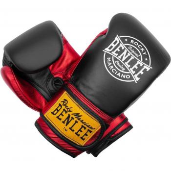 Guantes de Boxeo para Niños Benlee Metalshire de Cuero Negro 12 oz