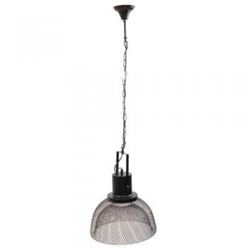 Lámpara de Techo Alexandra House Living Negro, Lámpara de techo de metal negro, dimensiones 35x35x110/35