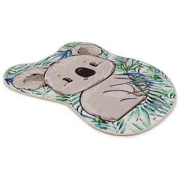 Alfombra de Baño Wellhome Koala de Terciopelo Antibacteriano - 80 X 100 Cm